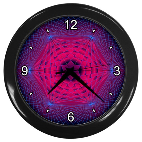 Connection Wall Clock (Black) from ArtsNow.com Front