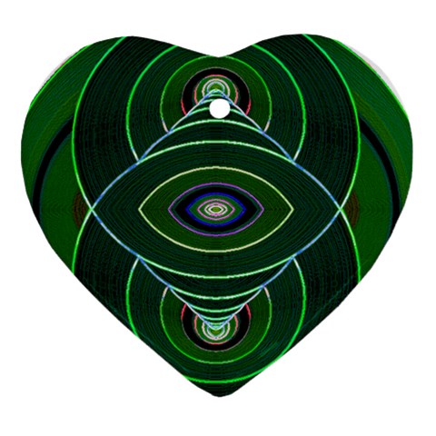 Correspondence Ornament (Heart) from ArtsNow.com Front