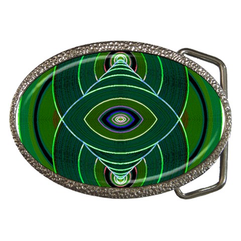 Correspondence Belt Buckle from ArtsNow.com Front