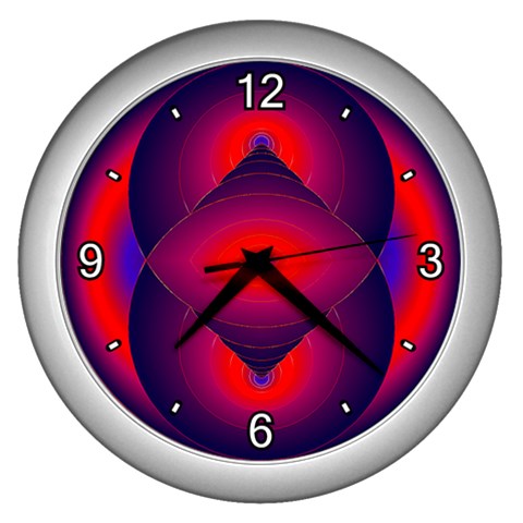 Correspondence Wall Clock (Silver) from ArtsNow.com Front