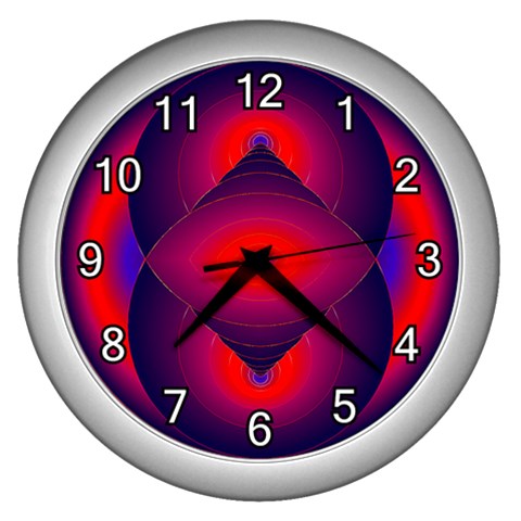 Correspondence Wall Clock (Silver) from ArtsNow.com Front