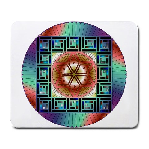 Cosmic Code Large Mousepad from ArtsNow.com Front