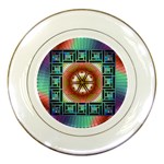 Cosmic Code Porcelain Plate