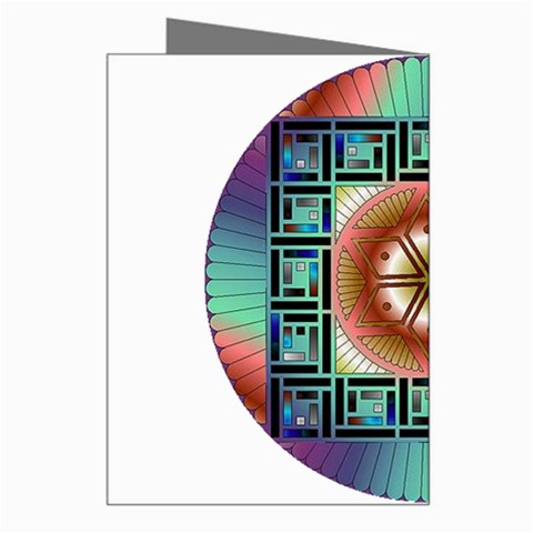 Cosmic Code Greeting Card from ArtsNow.com Right