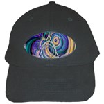 Crop Circle Abstract Black Cap