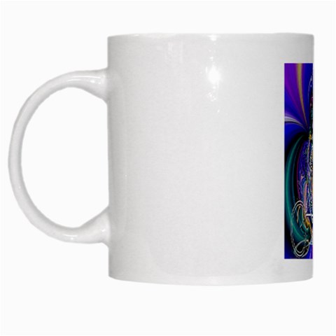 Crop Circle Abstract White Mug from ArtsNow.com Left