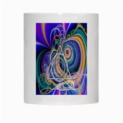 Crop Circle Abstract White Mug from ArtsNow.com Center