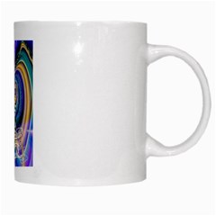 Crop Circle Abstract White Mug from ArtsNow.com Right