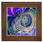 Crop Circle Abstract Framed Tile