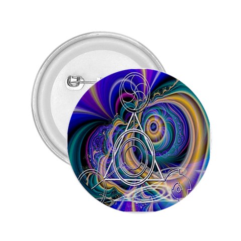 Crop Circle Abstract 2.25  Button from ArtsNow.com Front