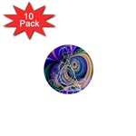 Crop Circle Abstract 1  Mini Magnet (10 pack) 