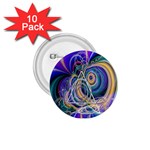 Crop Circle Abstract 1.75  Button (10 pack) 