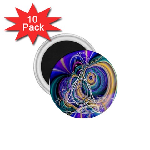 Crop Circle Abstract 1.75  Magnet (10 pack)  from ArtsNow.com Front