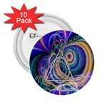 Crop Circle Abstract 2.25  Button (10 pack)