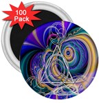 Crop Circle Abstract 3  Magnet (100 pack)