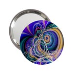 Crop Circle Abstract 2.25  Handbag Mirror