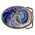 Crop Circle Abstract Belt Buckle