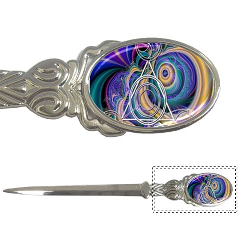 Crop Circle Abstract Letter Opener from ArtsNow.com Front