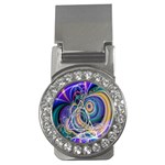 Crop Circle Abstract Money Clip (CZ)