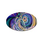 Crop Circle Abstract Sticker (Oval)