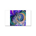 Crop Circle Abstract Sticker (Rectangular)