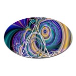 Crop Circle Abstract Magnet (Oval)