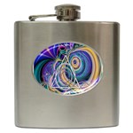 Crop Circle Abstract Hip Flask (6 oz)