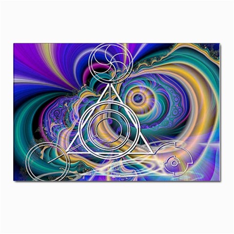 Crop Circle Abstract Postcards 5  x 7  (Pkg of 10) from ArtsNow.com Front