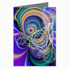 Crop Circle Abstract Greeting Card from ArtsNow.com Left