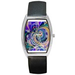 Crop Circle Abstract Barrel Style Metal Watch