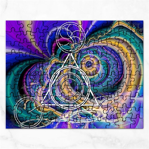 Crop Circle Abstract Jigsaw Puzzle (Rectangular) from ArtsNow.com Front