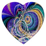 Crop Circle Abstract Jigsaw Puzzle (Heart)