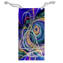 Crop Circle Abstract Jewelry Bag from ArtsNow.com Back