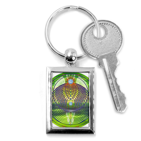 Divine Creation Key Chain (Rectangle) from ArtsNow.com Front