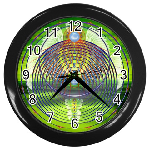 Divine Creation Wall Clock (Black) from ArtsNow.com Front