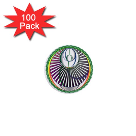 Divine Power 1  Mini Button (100 pack)  from ArtsNow.com Front