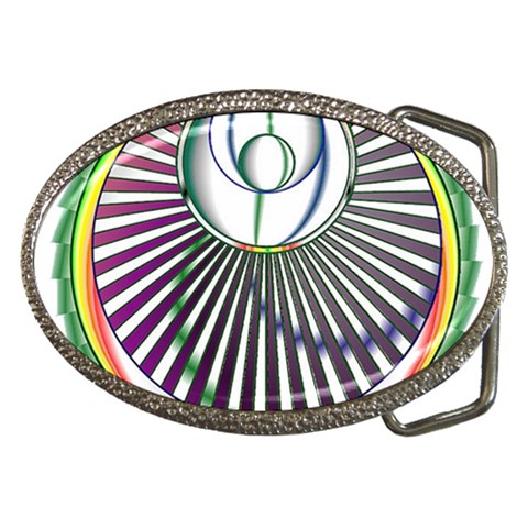 Divine Power Belt Buckle from ArtsNow.com Front