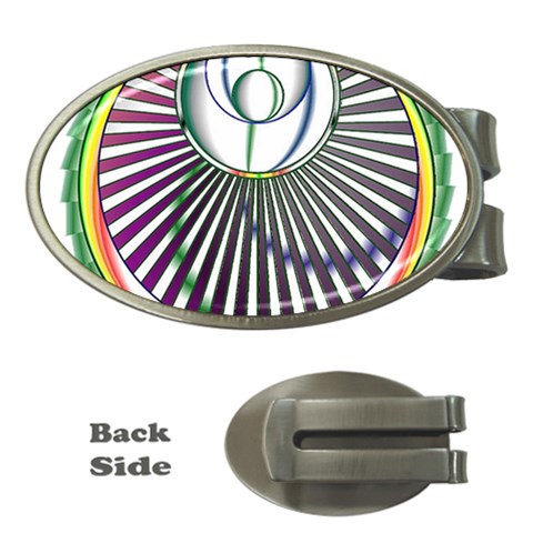 Divine Power Money Clip (Oval) from ArtsNow.com Front