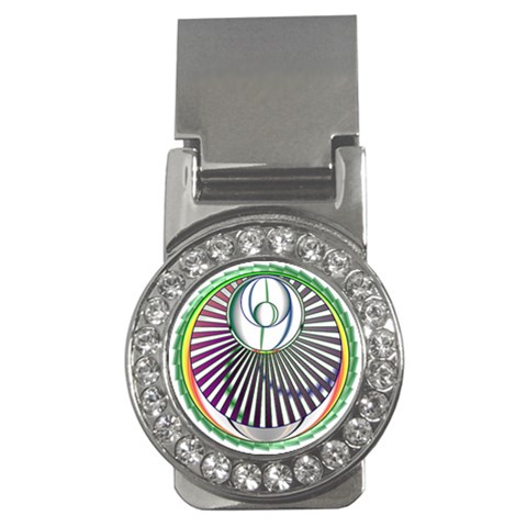 Divine Power Money Clip (CZ) from ArtsNow.com Front