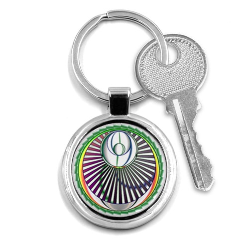 Divine Power Key Chain (Round) from ArtsNow.com Front