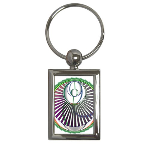 Divine Power Key Chain (Rectangle) from ArtsNow.com Front