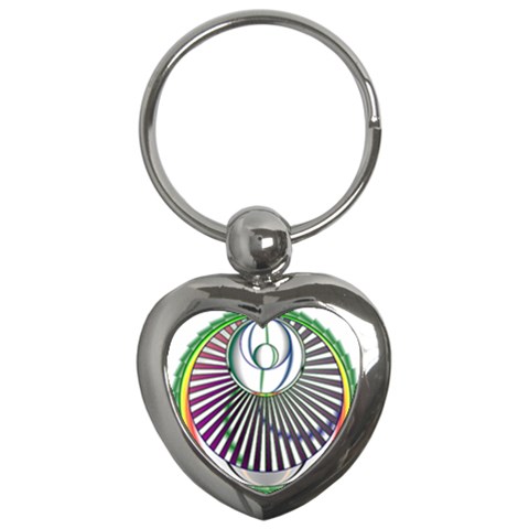 Divine Power Key Chain (Heart) from ArtsNow.com Front