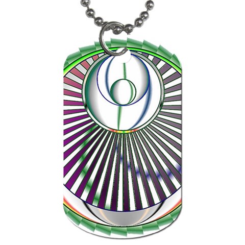 Divine Power Dog Tag (One Side) from ArtsNow.com Front