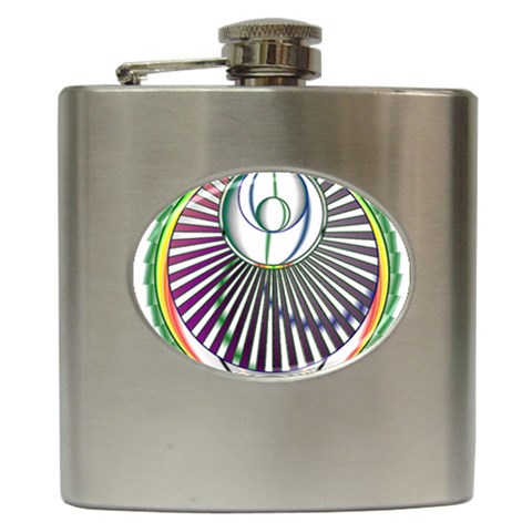 Divine Power Hip Flask (6 oz) from ArtsNow.com Front