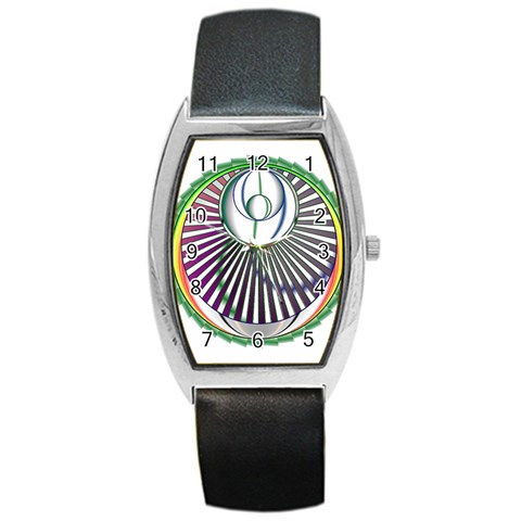 Divine Power Barrel Style Metal Watch from ArtsNow.com Front