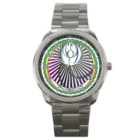 Divine Power Sport Metal Watch from ArtsNow.com Front