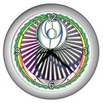 Divine Power Wall Clock (Silver)