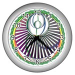 Divine Power Wall Clock (Silver)