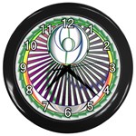 Divine Power Wall Clock (Black)