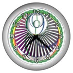 Divine Power Wall Clock (Silver)